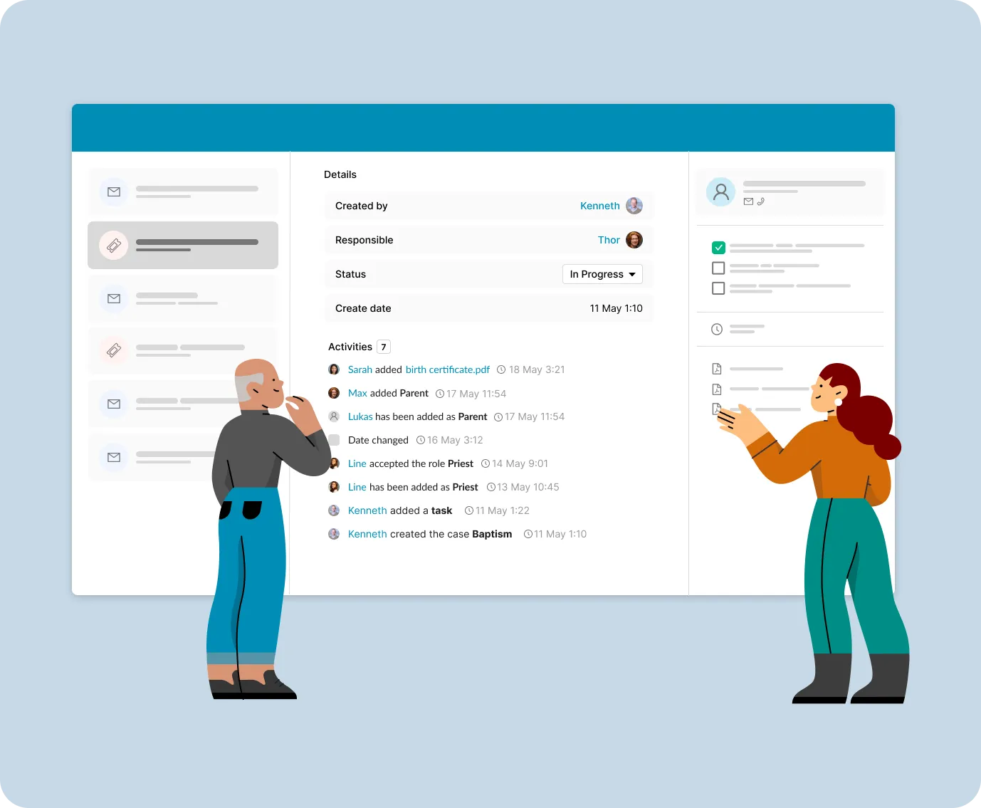 ChurchDesk Workflows for prosjektstyring