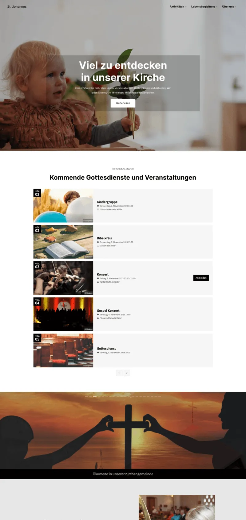 Preview of the Vega website design